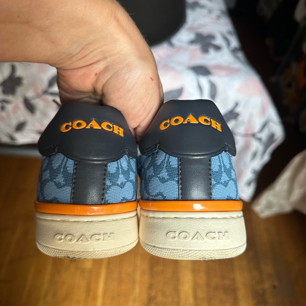 Coach lowline coated canvas sneakers US 9.5 - Picture 6 of 6